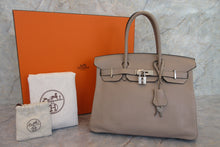 將圖片載入圖庫檢視器 HERMES／エルメス バーキン30 トリヨンクレマンス トゥルティエールグレー □M刻印 ハンドバッグ 700030031
