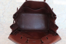 Load image into Gallery viewer, HERMES BIRKIN 35 Clemence leather Havane □G Engraving Hand bag 600050077
