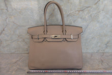 將圖片載入圖庫檢視器 HERMES／エルメス バーキン30 トリヨンクレマンス トゥルティエールグレー □M刻印 ハンドバッグ 700030031
