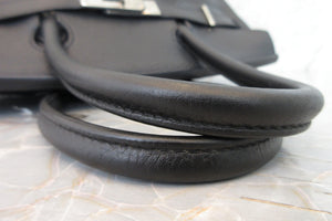 HERMES／エルメス バーキン30 トリヨンクレマンス ブラック □N刻印 ハンドバッグ 700070135