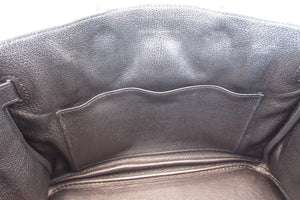 HERMES／エルメス バーキン30 トリヨンクレマンス ブラック □N刻印 ハンドバッグ 700070135