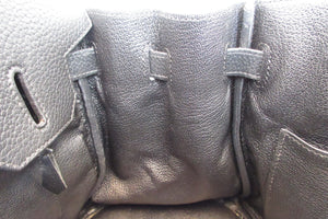 HERMES／エルメス バーキン30 トリヨンクレマンス ブラック □N刻印 ハンドバッグ 700070135