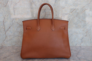 HERMES／エルメス バーキン35 クシュベル ゴールド 〇Z刻印 ハンドバッグ 700060088