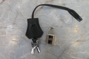 HERMES／エルメス バーキン30 トリヨンクレマンス ブラック □N刻印 ハンドバッグ 700070135