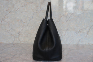 HERMES GARDEN PARTY PM Negonda leather Black □L刻印 Tote bag 600110168