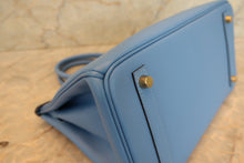 Load image into Gallery viewer, HERMES BIRKIN 30 Epsom leather Blue paradise □N Engraving Hand bag 700100087
