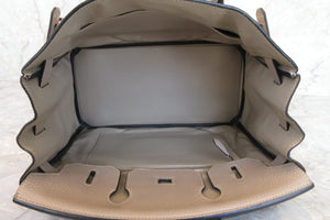 HERMES／エルメス バーキン30 トリヨンクレマンス トゥルティエールグレー □M刻印 ハンドバッグ 700030031