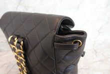 Load image into Gallery viewer, CHANEL Matelasse Chain back pack Lambskin Black/Gold hadware Back pack 700080040
