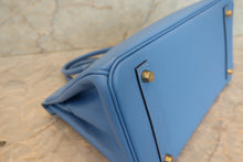 Load image into Gallery viewer, HERMES BIRKIN 30 Epsom leather Blue paradise □N Engraving Hand bag 700100087
