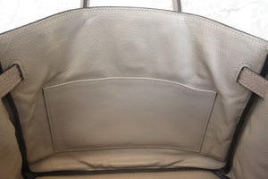 HERMES／エルメス バーキン30 トリヨンクレマンス トゥルティエールグレー □M刻印 ハンドバッグ 700030031