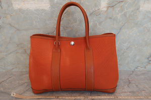 HERMES／エルメス ガーデンパーティＴＰＭ トワルオフィシェ/レザー ポティロン □I刻印 ショルダーバッグ 700050151