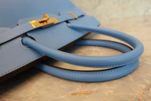 Load image into Gallery viewer, HERMES BIRKIN 30 Epsom leather Blue paradise □N Engraving Hand bag 700100087
