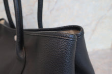 将图片加载到图库查看器，HERMES GARDEN PARTY PM Negonda leather Black □L刻印 Tote bag 600110168
