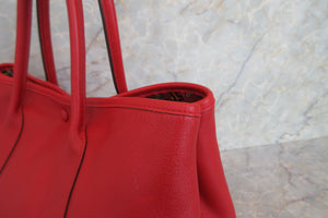 HERMES／エルメス ガーデンツイリーＴＰＭ ヴォースイフト ヴァーミリオン □J刻印 トートバッグ 700090043