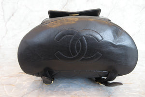 CHANEL/シャネル マトラッセチェーンリュック ラムスキン ブラック/ゴールド金具 リュック 700080040