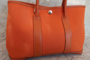 HERMES／エルメス ガーデンパーティＴＰＭ トワルオフィシェ/レザー ポティロン □I刻印 ショルダーバッグ 700050151