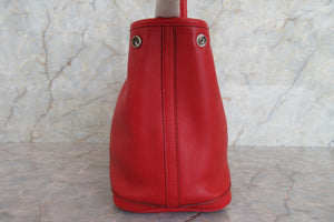 HERMES／エルメス ガーデンツイリーＴＰＭ ヴォースイフト ヴァーミリオン □J刻印 トートバッグ 700090043