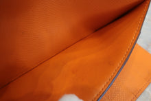 画像をギャラリービューアに読み込む, HERMES／エルメス ベアンデュプリ ヴォーエプソン オレンジ □I刻印 財布 700050244
