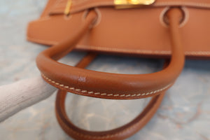 HERMES／エルメス バーキン35 クシュベル ゴールド 〇Z刻印 ハンドバッグ 700060088