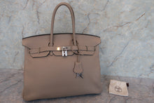 画像をギャラリービューアに読み込む, HERMES／エルメス バーキン35 トゴ トゥルティエールグレー □P刻印 ハンドバッグ 700070289
