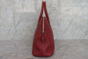 HERMES／エルメス ボリード31 トリヨンクレマンス ルージュアッシュ □Q刻印 ショルダーバッグ 700070086