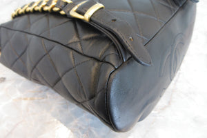 CHANEL/シャネル マトラッセチェーンリュック ラムスキン ブラック/ゴールド金具 リュック 700080040