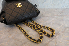 画像をギャラリービューアに読み込む, CHANEL/シャネル マトラッセチェーンリュック ラムスキン ブラック/ゴールド金具 リュック 700080040

