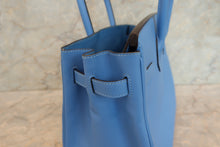 Load image into Gallery viewer, HERMES BIRKIN 30 Epsom leather Blue paradise □N Engraving Hand bag 700100087
