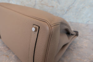 HERMES／エルメス バーキン35 トゴ トゥルティエールグレー □P刻印 ハンドバッグ 700070289