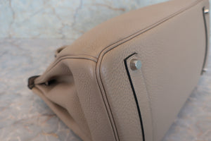 HERMES／エルメス バーキン35 トゴ トゥルティエールグレー □P刻印 ハンドバッグ 700070289