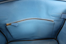 Load image into Gallery viewer, HERMES BIRKIN 30 Epsom leather Blue paradise □N Engraving Hand bag 700100087
