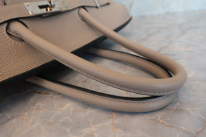 HERMES／エルメス バーキン35 トゴ トゥルティエールグレー □P刻印 ハンドバッグ 700070289