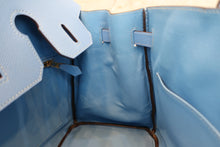 Load image into Gallery viewer, HERMES BIRKIN 30 Epsom leather Blue paradise □N Engraving Hand bag 700100087
