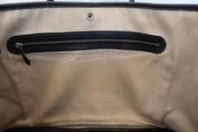 将图片加载到图库查看器，HERMES GARDEN PARTY PM Negonda leather Black □L刻印 Tote bag 600110168
