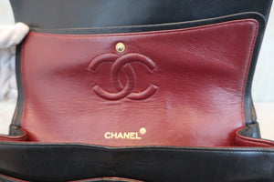 CHANEL/シャネル マトラッセWフラップWチェーンショルダーバッグ ラムスキン ブラック/ゴールド金具 ショルダーバッグ 600100058