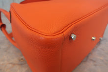 Load image into Gallery viewer, HERMES LINDY 30 Clemence leather Orange poppy □R Engraving Shoulder bag 700120229
