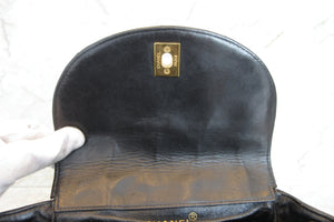 CHANEL Matelasse Chain back pack Lambskin Black/Gold hadware Back pack 700080040