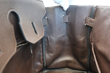 将图片加载到图库查看器，HERMES BIRKIN 30 Clemence leather Chocolat □L刻印 Hand bag 600080034
