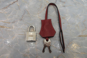 HERMES／エルメス ボリード31 トリヨンクレマンス ルージュアッシュ □Q刻印 ショルダーバッグ 700070086