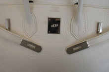 Load image into Gallery viewer, HERMES BIRKIN 35 Clemence leather White □I Engraving Hand bag 600120012
