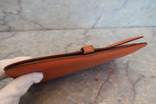 Load image into Gallery viewer, HERMES  Dogon GM Togo leather Orange □H Engraving Wallet 700090224
