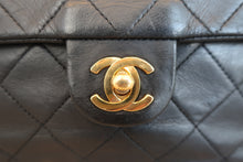画像をギャラリービューアに読み込む, CHANEL/シャネル ミニマトラッセシングルフラップチェーンショルダーバッグ ラムスキン ブラック/ゴールド金具 ショルダーバッグ 800040116
