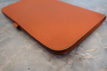 Load image into Gallery viewer, HERMES  Dogon GM Togo leather Orange □H Engraving Wallet 700090224
