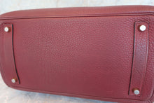 Load image into Gallery viewer, HERMES HAUT A COURROIRE 36 Fjord leather Rouge H □L Engraving Hand bag 600010076
