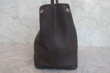 将图片加载到图库查看器，HERMES  GARDEN PARTY PM Negonda leather Ebene T刻印 Tote bag 800070181
