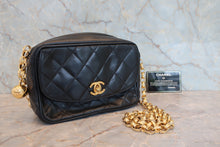 將圖片載入圖庫檢視器 CHANEL/シャネル マトラッセチェーンショルダーバッグ ラムスキン ブラック/ゴールド金具 ショルダーバッグ 800080241
