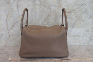 HERMES／エルメス リンディ30 トリヨンクレマンス エトゥープ □L刻印 ショルダーバッグ 700070303
