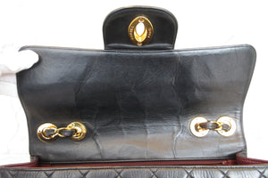 CHANEL/シャネル 中マトラッセシングルフラップチェーンショルダーバッグ ラムスキン ブラック/ゴールド金具 ショルダーバッグ 700030077