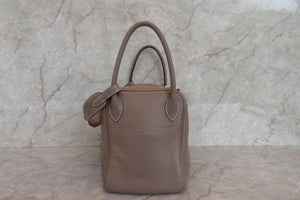 HERMES／エルメス リンディ30 トリヨンクレマンス エトゥープ □L刻印 ショルダーバッグ 700070303