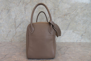 HERMES／エルメス リンディ30 トリヨンクレマンス エトゥープ □L刻印 ショルダーバッグ 700070303